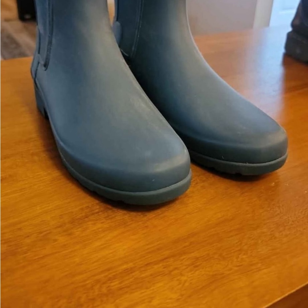 Hunter Women's Blue Rain Boots